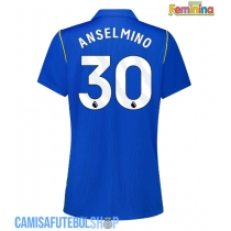 Camisa de time de futebol Chelsea Aaron Anselmino #30 Replicas 1º Equipamento Feminina 2026-27 Manga Curta